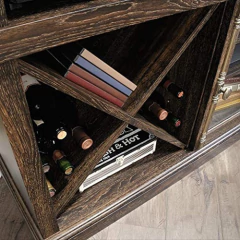 Mueble Para Tv De Esquina, De Madera Color Marrón - tienda online