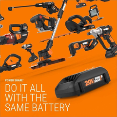 Worx Wx176l 20v Switchdriver Taladro Inalámbrico Bat Y Carga - comprar online