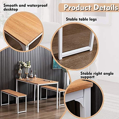 Juegos De Comedor Juego De Mesa De Comedor De 3 Piezas - Danielle's Store
