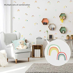 Pegatinas De Pared De Diseño De Nubes Arco Iris - tienda online