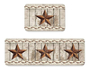 Juego De 2 Alfombrillas De Cocina De Estrellas De Texas