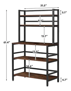 Estanterías, Para Cocina Casera, Soporte De Microondas