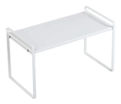 Estantería De Metal Color Blanco, 1 Nivel