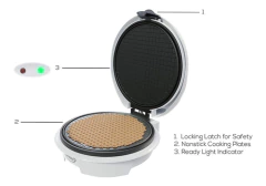 Cono Para Gofres Chef Buddy, Normal, Blanco en internet