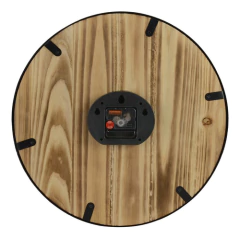 Reloj De Pared Decorativo Rústico De Metal Y Madera - Danielle's Store