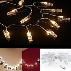 Photo Clip String Lights Decoración Para El Hogar Interior - comprar online