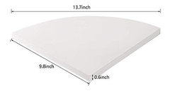 Estantería Esquinera De Madera Color Blanco/3 Unidades. - tienda online