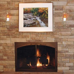 Candelabro De Pared Para Velas De Pared, Elegante Hierro Par en internet