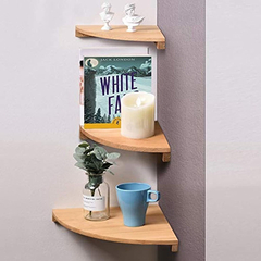 Estantería Flotante De Madera Color Marron/3 Unidades. - comprar online