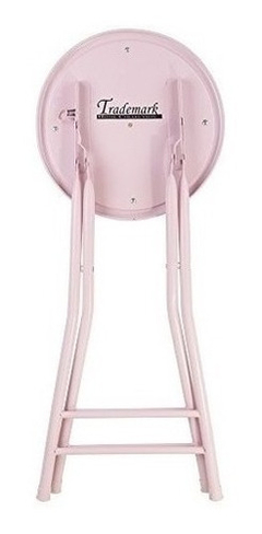 Taburete Plegable Redondo Acolchado De 24'' Servicio Pesado