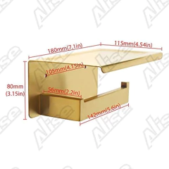 Alise - Soporte Para Papel Higiénico En Acero Inoxidable