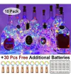 Mjmix 10 Pack 20 Luces Led Para Botella De Vino Con Corcho