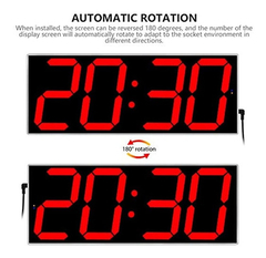 Reloj De Pared Digital Con Led Inteligente Pantalla Grande - Danielle's Store