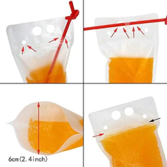 Bolsas De Plástico Para Bebé, Traslucidas Con Cremallera - Danielle's Store