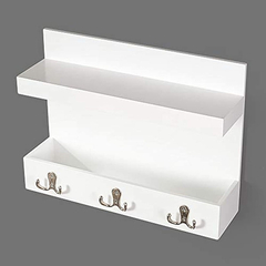 Estanteria Flotante Para Llaves, Color Blanco en internet