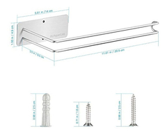 Hlhyperlink - Toallero De Acero Inoxidable Con Soporte - tienda online