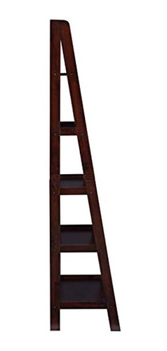 Estantería Tipo Escalera De Madera Marrón 5 Niveles en internet