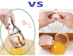 Práctico Abridor De Huevos Rápido Sin Gotas - Danielle's Store