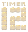 Amagic - Juego De 12 Velas Luz Led Decoracion Navidad