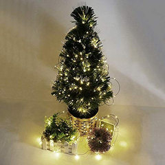 500 Luces Led Cadena De Alambre De Cobre Verde De 50 Mt - Danielle's Store