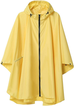 Poncho Para Lluvia Saphirose Con Capucha Y Bolsillos - Danielle's Store
