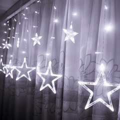 Luces De Cortina 8 Modos 29v Con 12 Estrellas 138 Pcs - comprar online