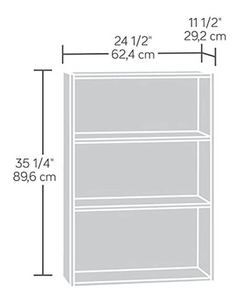 Estantería Multiusos De Madera Color Marrón/3 Niveles. en internet