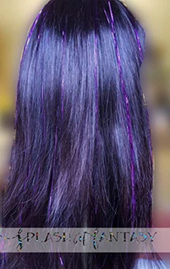 Cabello Tinsel, 175 hebras, Siete Colores Plateado, Violeta - Danielle's Store