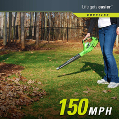 Soplador Inalámbrico Greenworks 40v 150 Mph De Velocidad en internet