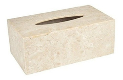 Imagen de Soporte Para Caja De Tejido Rectangular De Piedra De Mármol