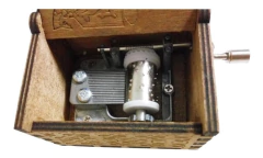 Mecanismo De 18 Notas Artesanía De Caja De Música De Madera - Danielle's Store