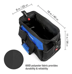Bolso De Herramientas Boca Ancha 16 Pulgadas en internet