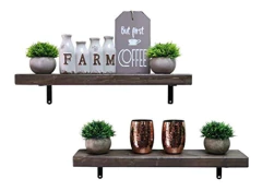 Sdi Designs Rustic Farmhouse Juego De Estantes Flotantes Con