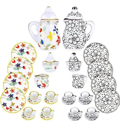 Casas Para Muñecas Y Muñecos, Juego De Té Miniatura