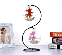 Soporte De Hierro Para Colgar Terrarios De Cristal - tienda online