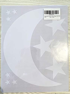 Vinilo Adhesivo Para Pared De Luna Y Estrellas- Juruoxin