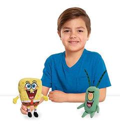 Juego De 2 Piezas De Peluche, Bob Esponja Y Plancton - comprar online