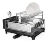 Estantería Para Fregadero 2 Niveles, Negro-plateado, Shan Zu