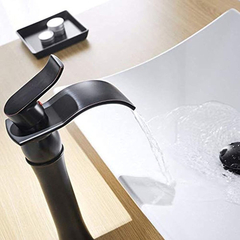 Imagen de Llave Mezcladora Monocomando Para Lavabo De Baño Con Cascada