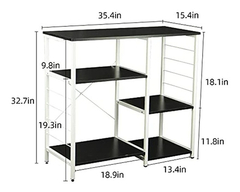 Estanterías, Estante Para Horno De Microondas De 3 Niveles - comprar online