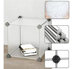 Estantería Modular Multiusos De Polipropileno Transparente. - tienda online