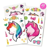 Mocoosy - 48 Pegatinas De Cara De Unicornio Para Niños