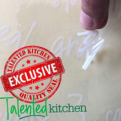 Stickers De Despensa Blancas Con Texto En Inglés Blanco