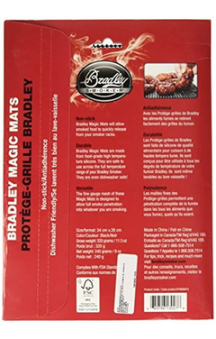 Bradley Smoker Antiadherente Magic Mats  conjunto De 4 - comprar online