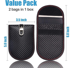 Imagen de Bolsa P/ Llavero Faraday Ticonn Bloqueo De Señal Rfid 2pack
