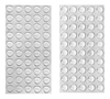 100 Tapones De Goma Transparentes Para Puertas Y Armarios