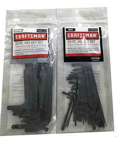 Craftsman - Llave Allen Juego 20 + 20 Pc - comprar online