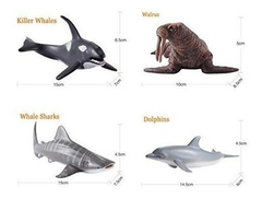 Figuras De Animales Marinos Juguetes 8 Unidades - tienda online