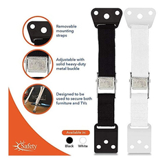 Safety Innovations - Correas Resistentes Para Tv Y Muebles, - Danielle's Store