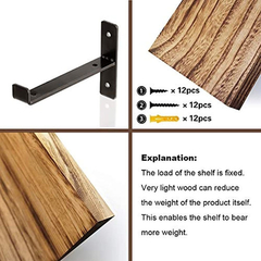 Estantería Flotante De Madera Color Marrón 3 Unidades en internet